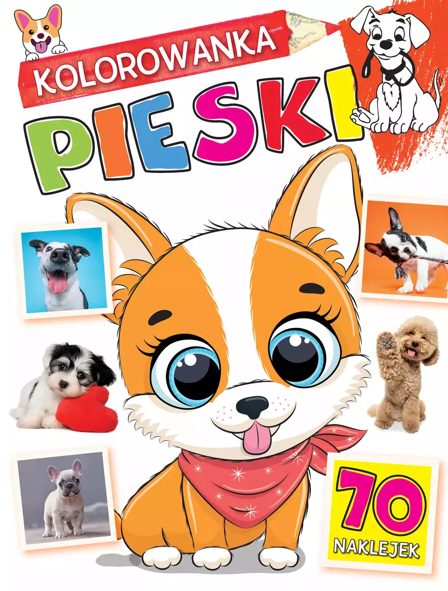 Kolorowanka Pieski - Książki