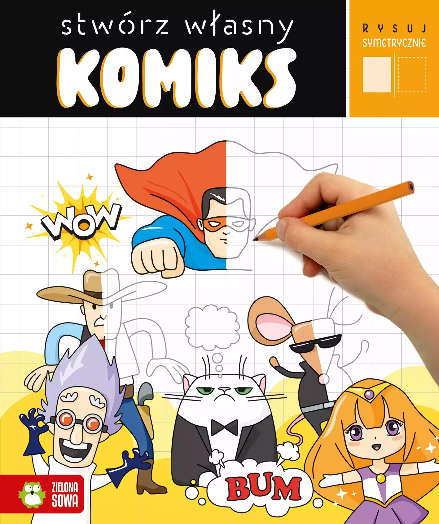 Rysuj symetrycznie. Stwórz własny komiks - Książki