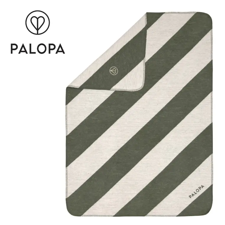 PALOPA Kocyk dla psa Ida M paski dark green - Elektronika i akcesoria
