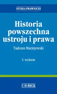 Historia powszechna ustroju i prawa - Książki