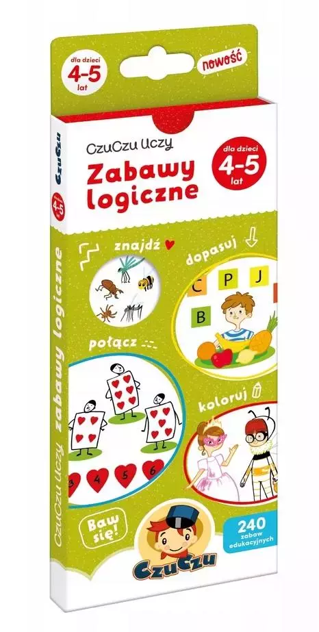 CzuCzu Uczy Zabawy logiczne dla dzieci od 4-5 lat - Gry