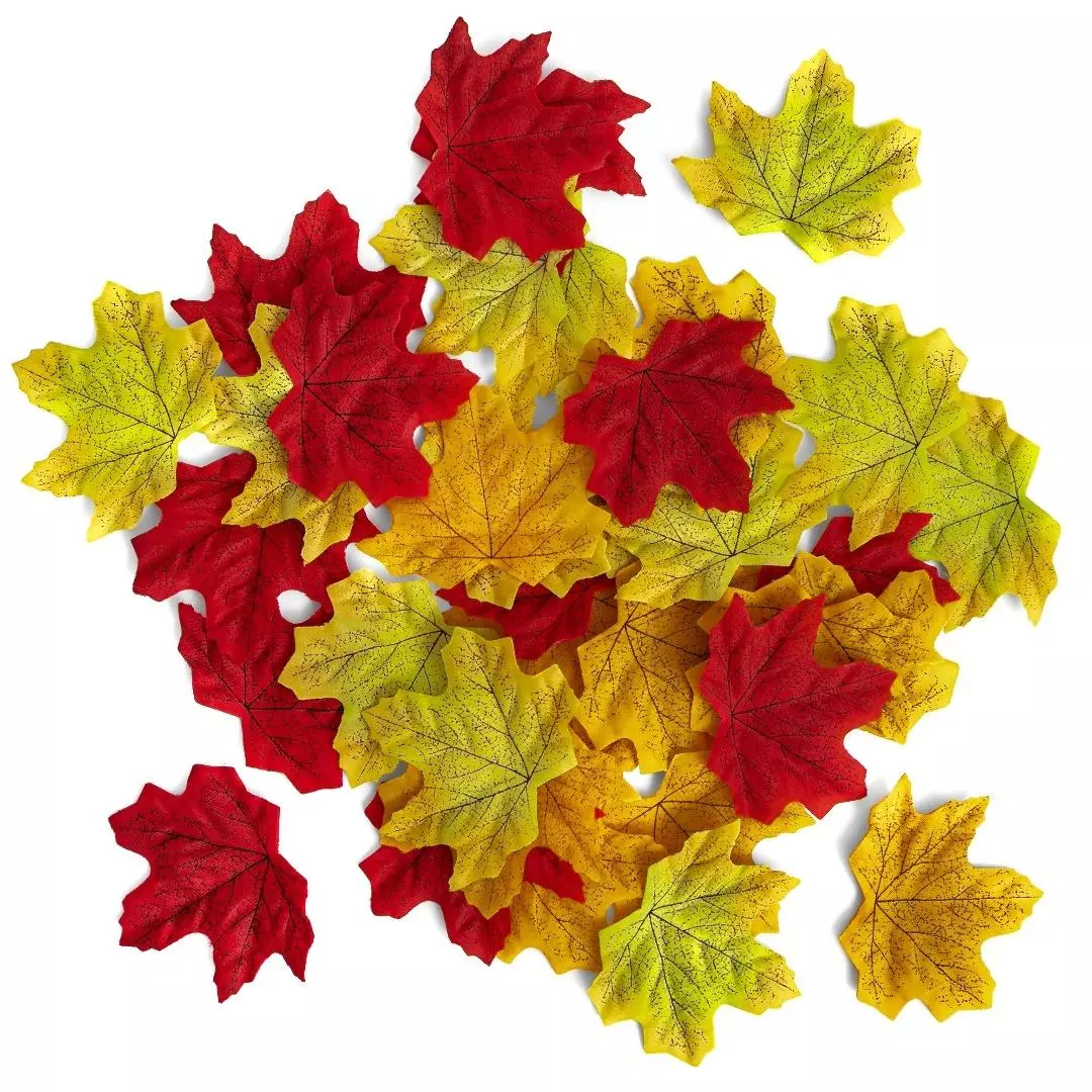 Jesienne liście 7-8 cm 50szt - Papiernicze