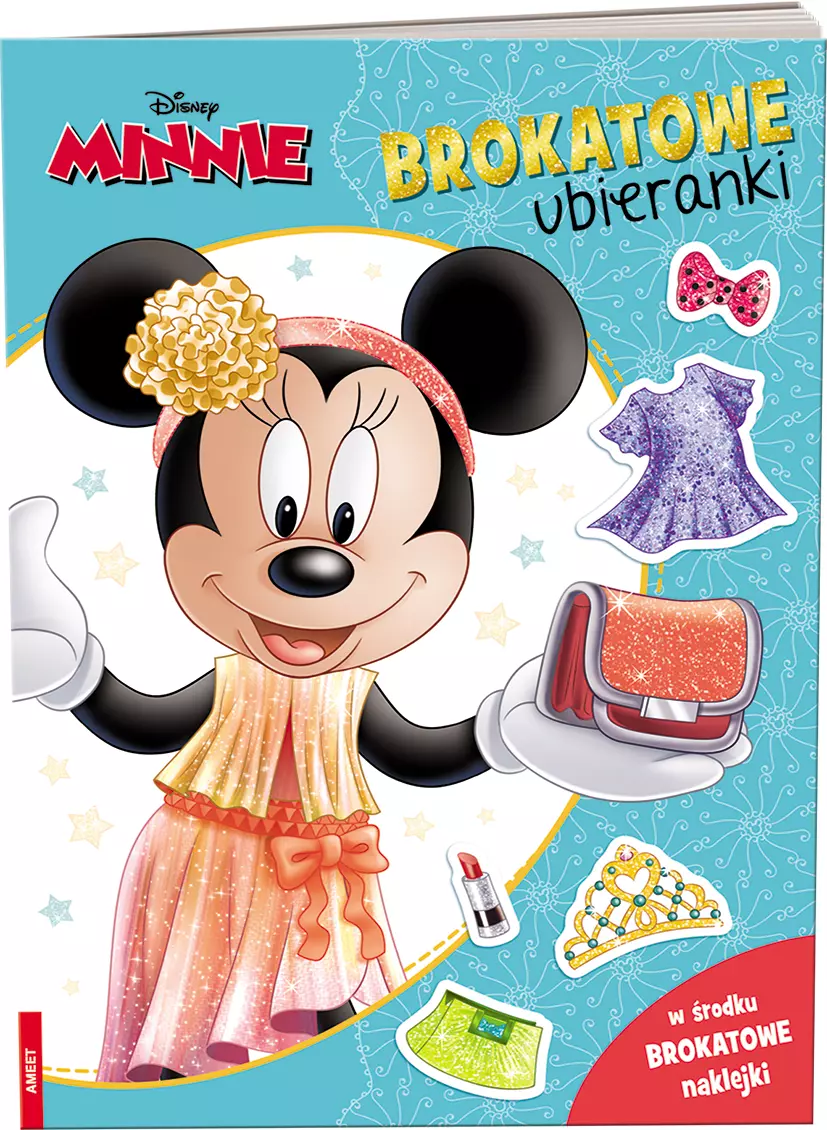Minnie. Brokatowe ubieranki - Książki