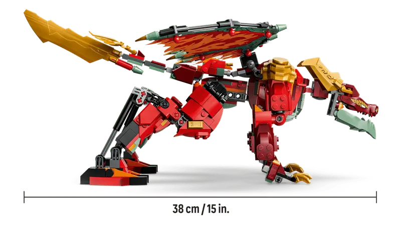 LEGO NINJAGO® Transformujący smoczy mech Wyldfyre 71868 - Zabawki