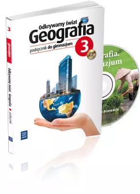 Odkrywamy świat . Geografia. Podręcznik z płytą CD. Część 3 - Książki