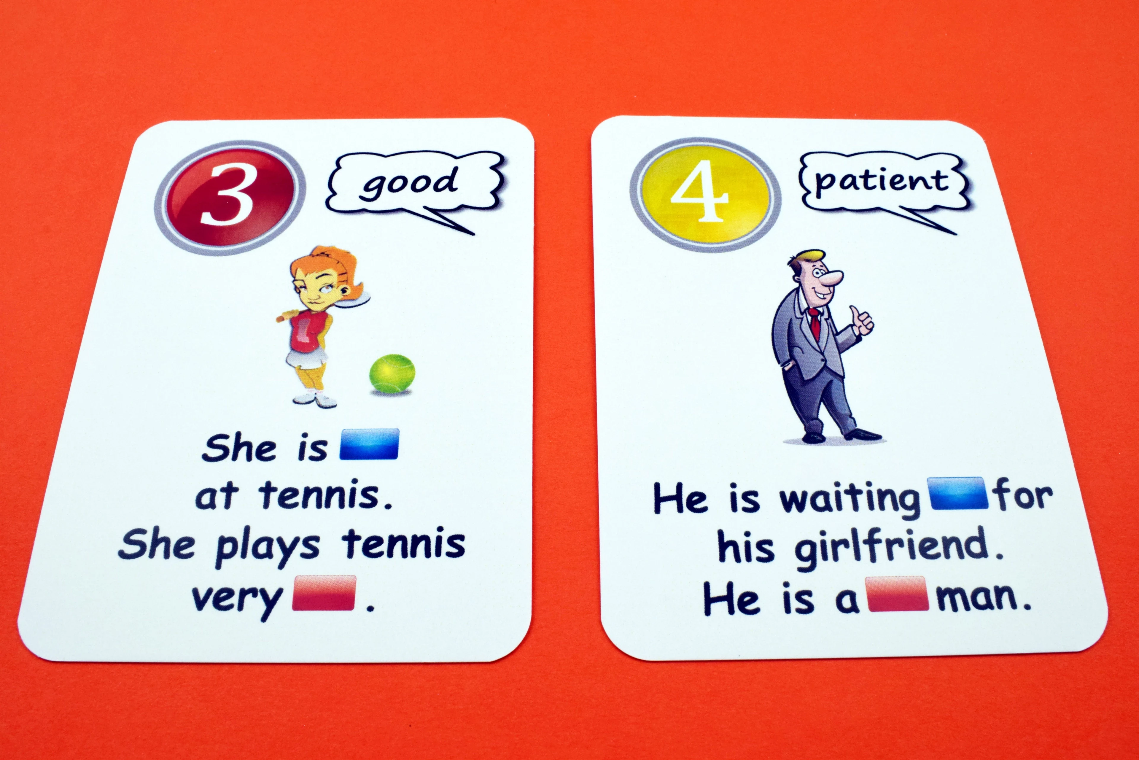 Fun Card English. Adverbs vs Adjectives - Gry