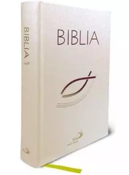 Biblia z rybką - biała z paginatorami - Książki