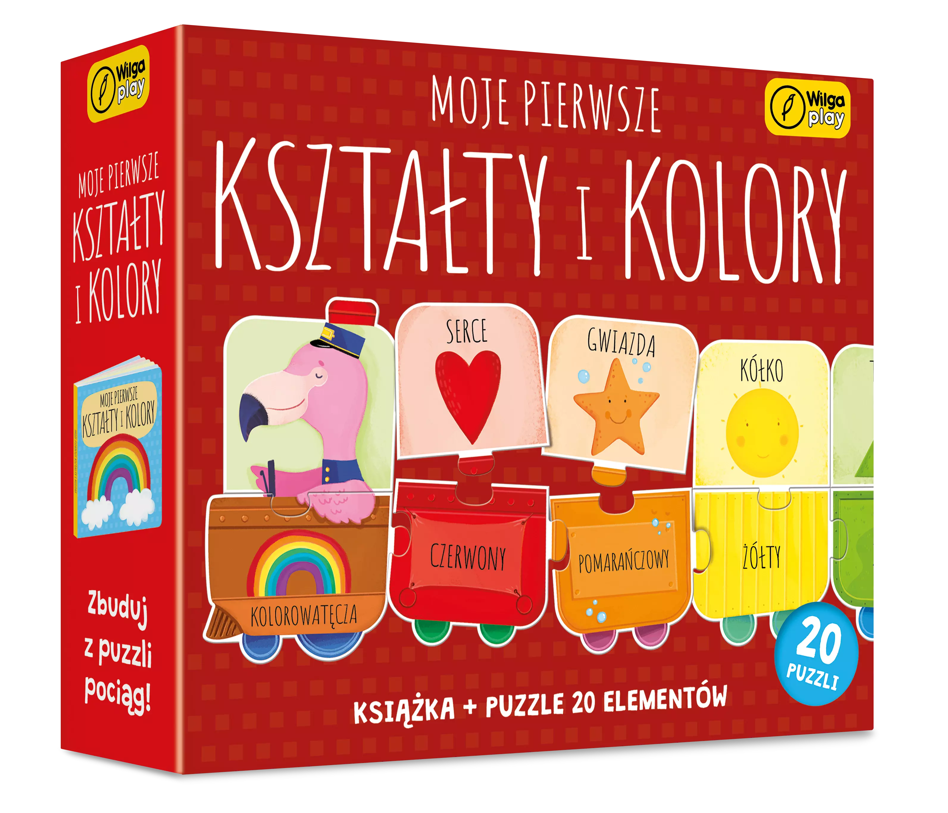 Moje pierwsze kształty i kolory. Puzzle + książka - Puzzle
