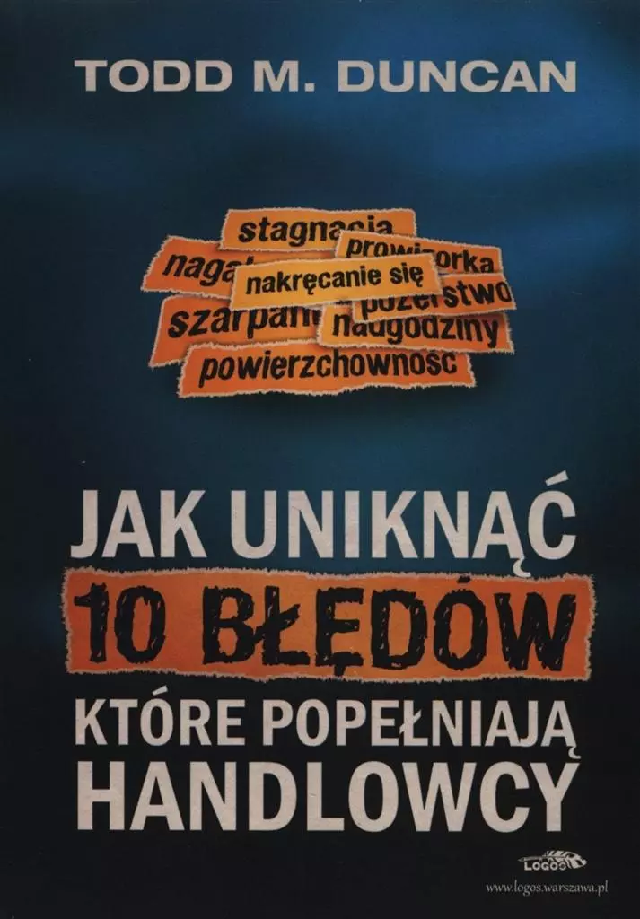 Jak uniknąć 10 błędów, które popełniają handlowcy - Książki