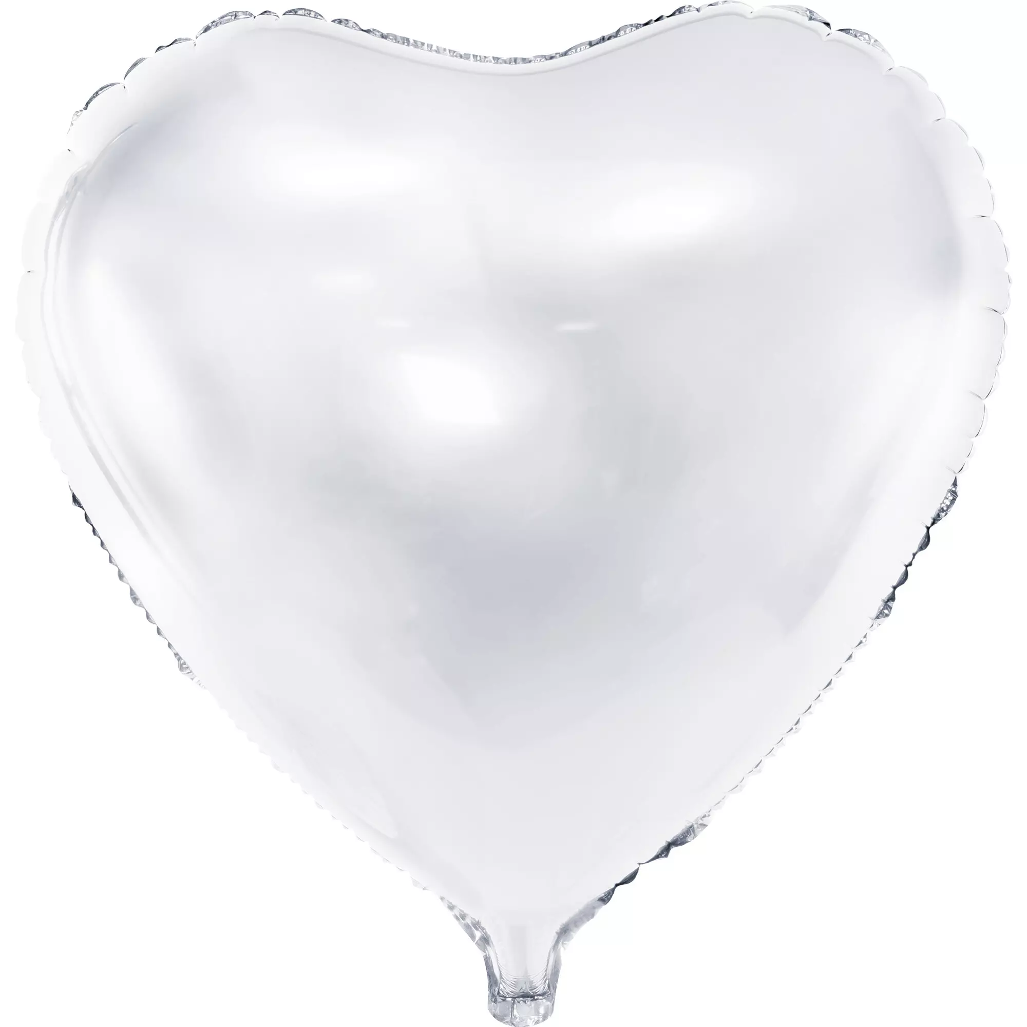 Balon foliowy serce biały 45cm - Papiernicze i szkolne