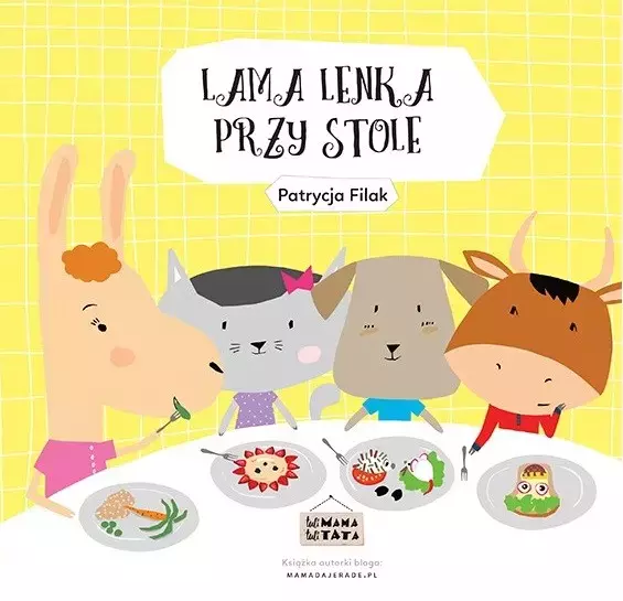 Lama Lenka przy stole - Książki
