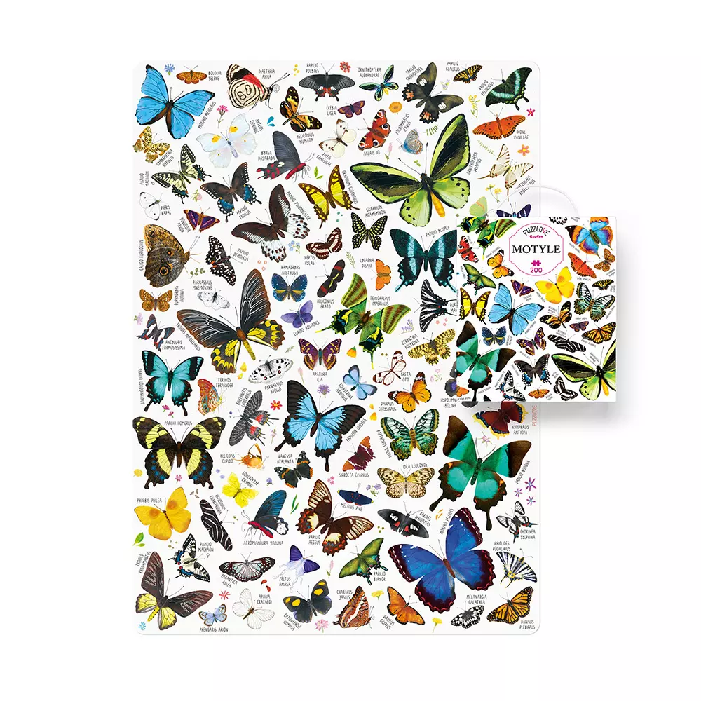 Puzzlove CzuCzu 200 elementów. Motyle - Puzzle