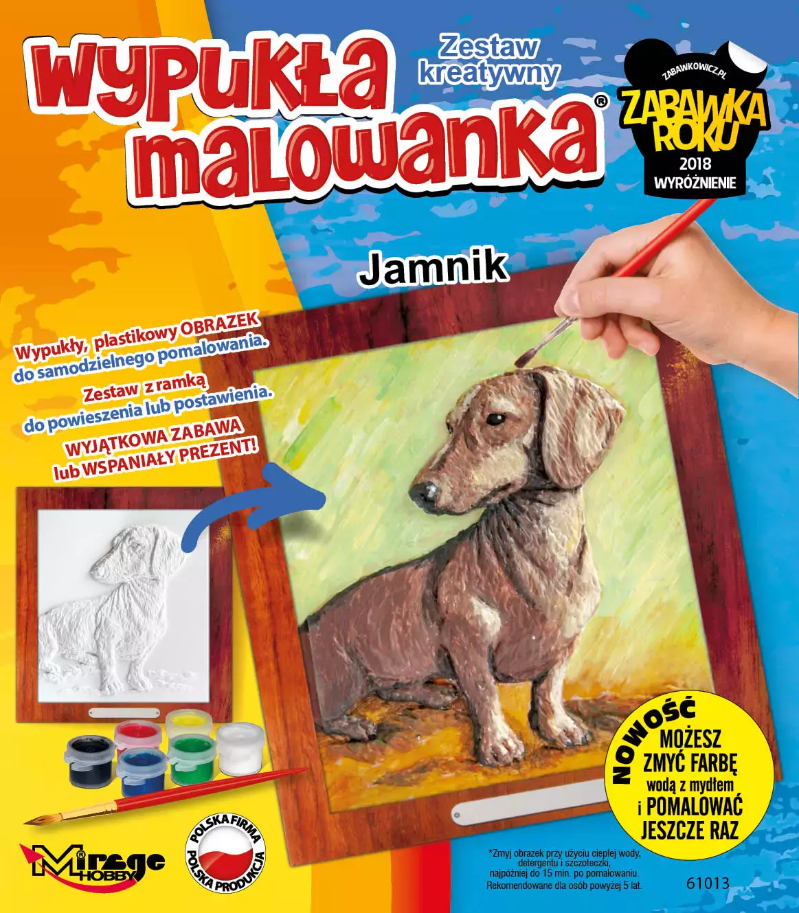 Zestaw Kreatywny do malowania - Jamnik - Zabawki