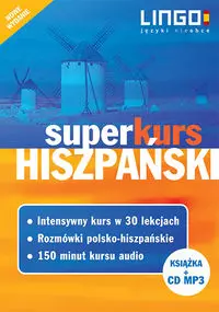 Hiszpański. Superkurs (kurs + rozmówki + audiokurs) +CD, nowe wydanie - Książki
