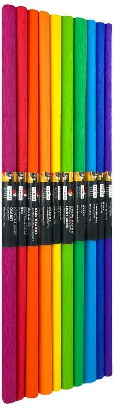 Krepina kolor mix 4 spectrum, rolka 50 x 200 cm, nr 34, Tymos - Papiernicze i szkolne