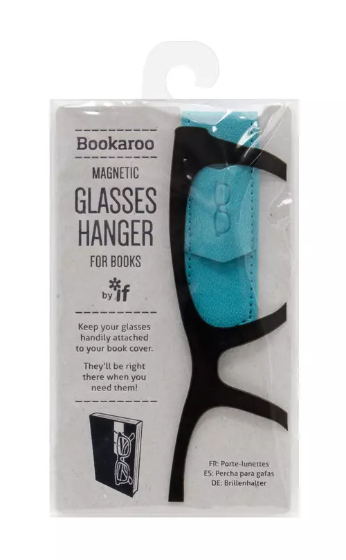 Bookaroo Glasses hanger - uchwyt na okulary do książki turkusowy - Papiernicze i szkolne