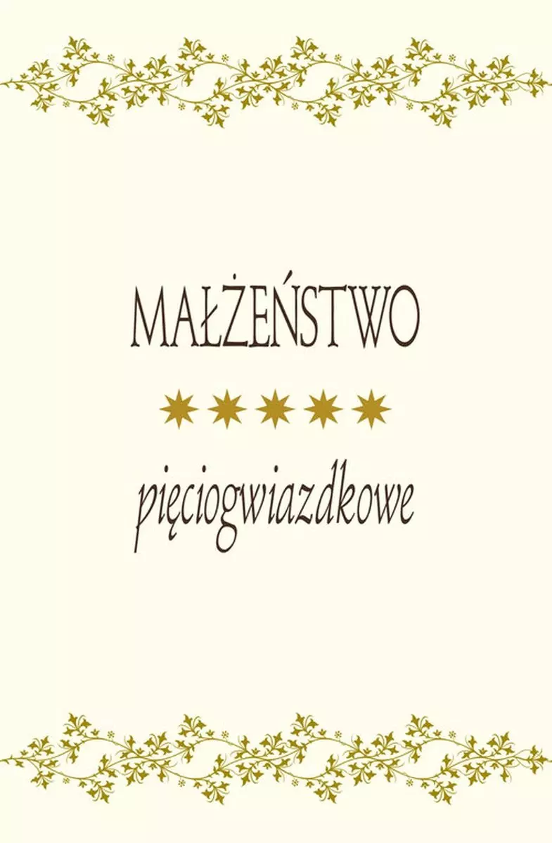 Małżeństwo pięciogwiazdkowe - Książki
