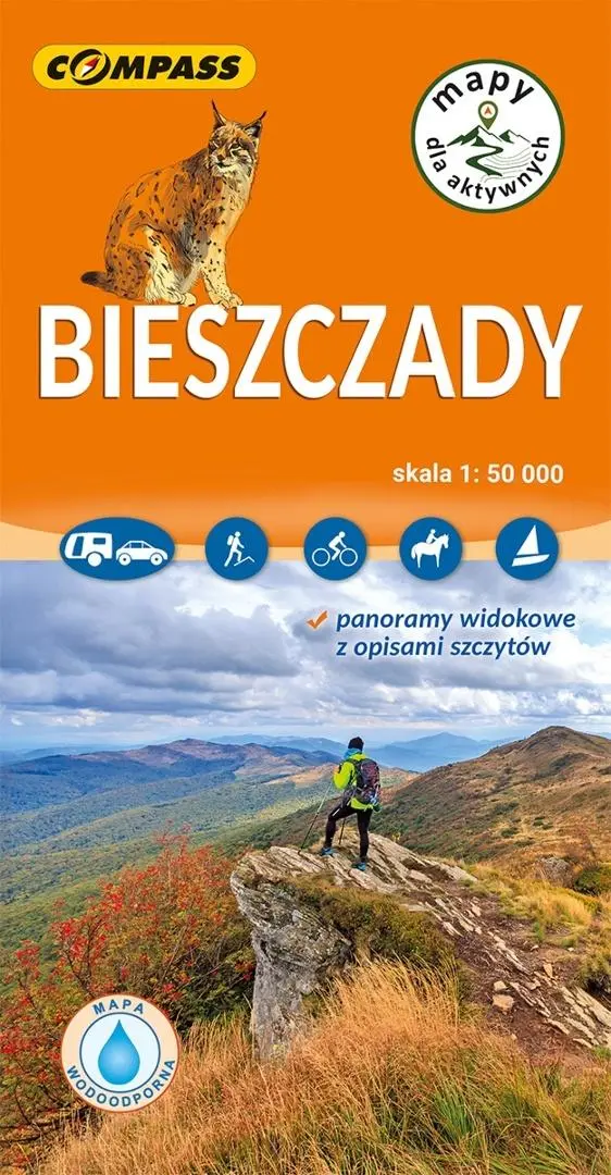 Mapa turystyczna - Bieszczady 1:50 000 w.2026 - Książki