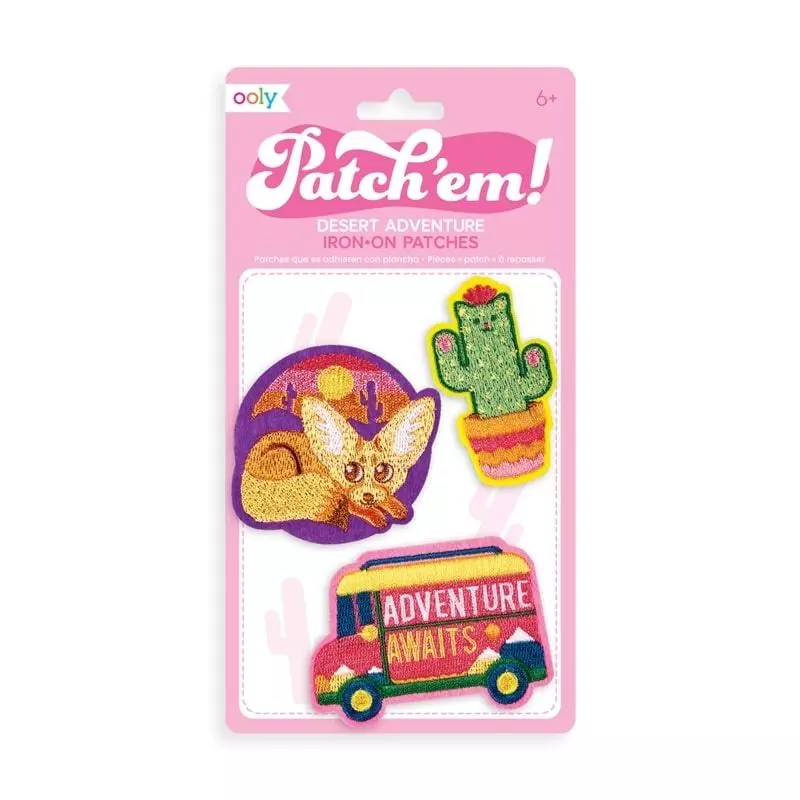 Naprasowanki Patch Em - Pustynna Przygoda - Papiernicze i szkolne