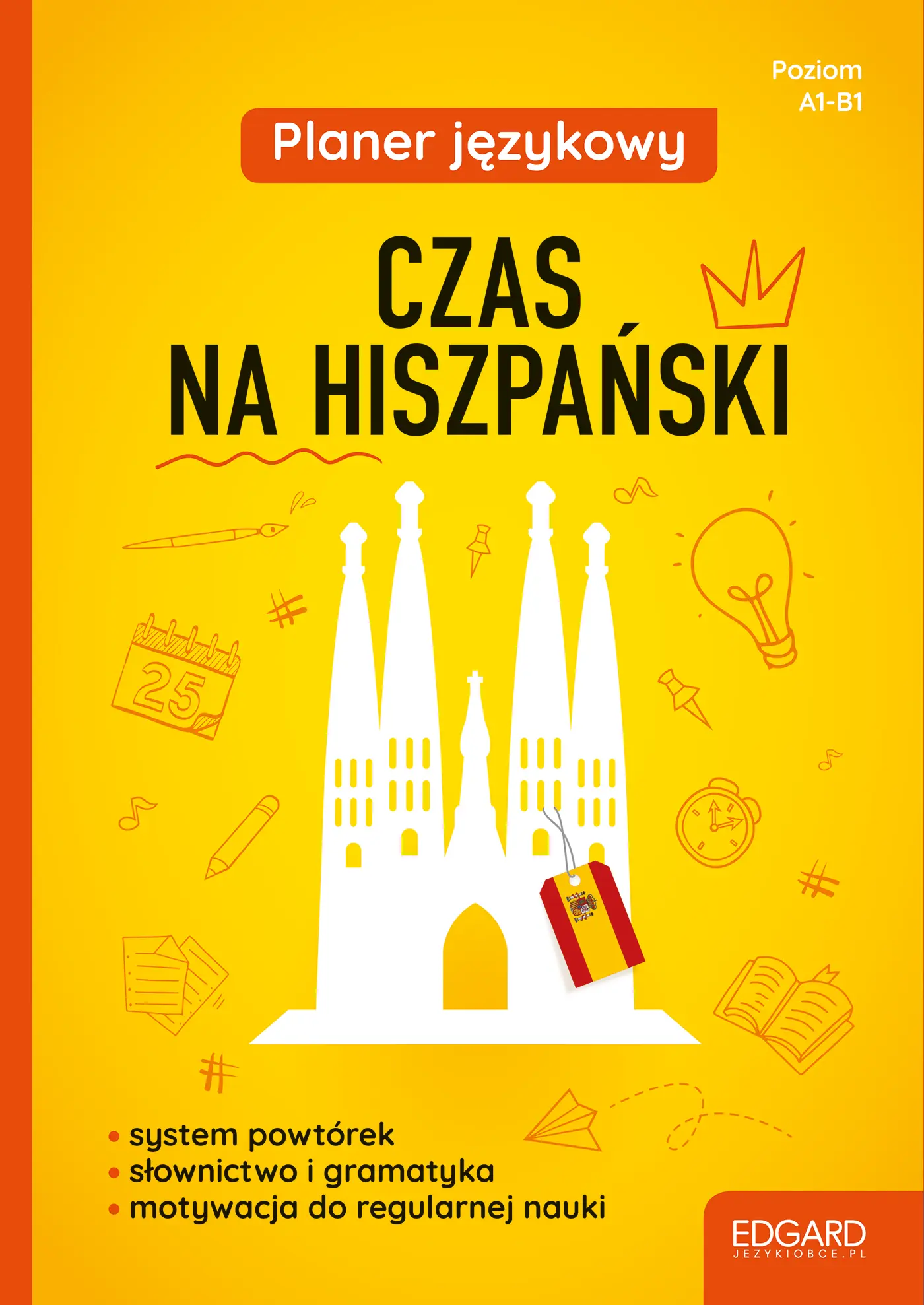 Planer językowy. Czas na hiszpański - Książki