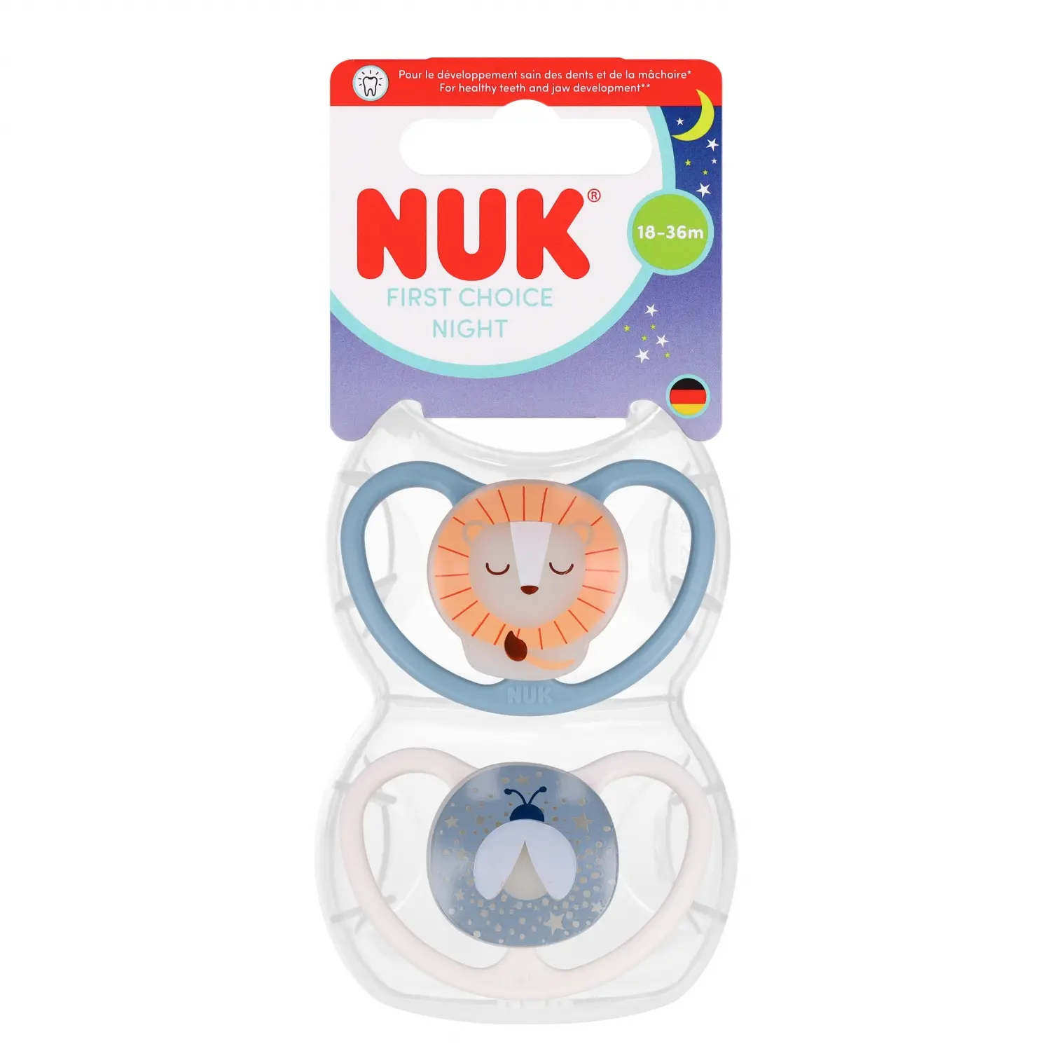 Nuk Smoczek UspokajajĄcy 2 Elementy 18-36m Perfect Match Air Lew Op.2 szt. 101772301 - Mama i dziecko