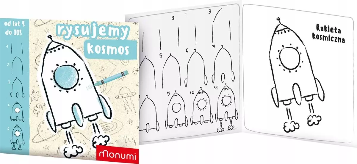 Książeczki rysujemy Kosmos - Zabawki