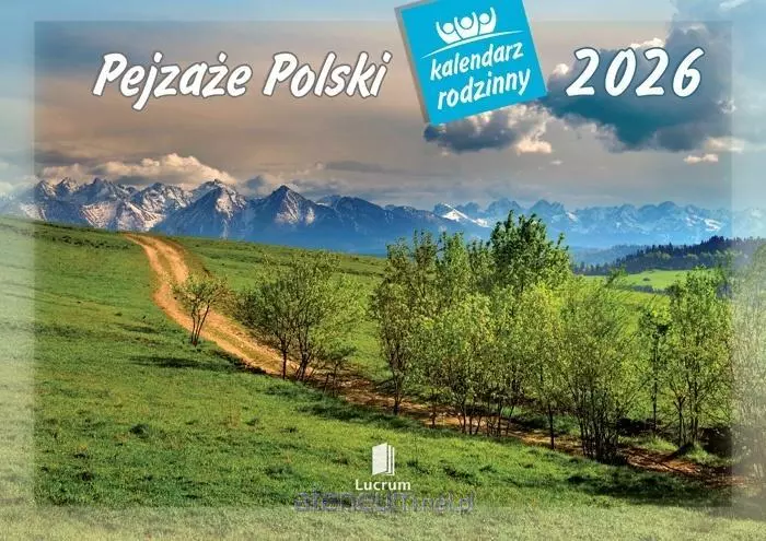 Kalendarz rodzinny 2026, Pejzaże Polski - Książki