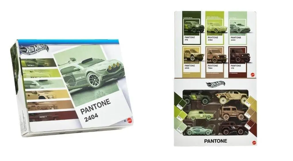 Hot Wheels Pantone 6-pak - Zabawki