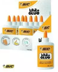Klej WHITE GLUE 118ML (8 szt.) BIC - Książki