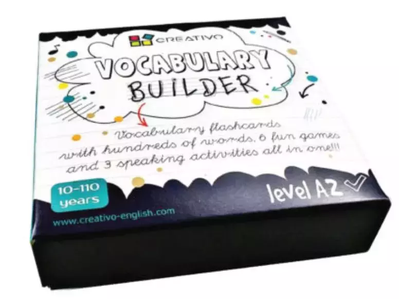 Karty językowe. Angielski. Vocabulary builder. Level A2 - Książki