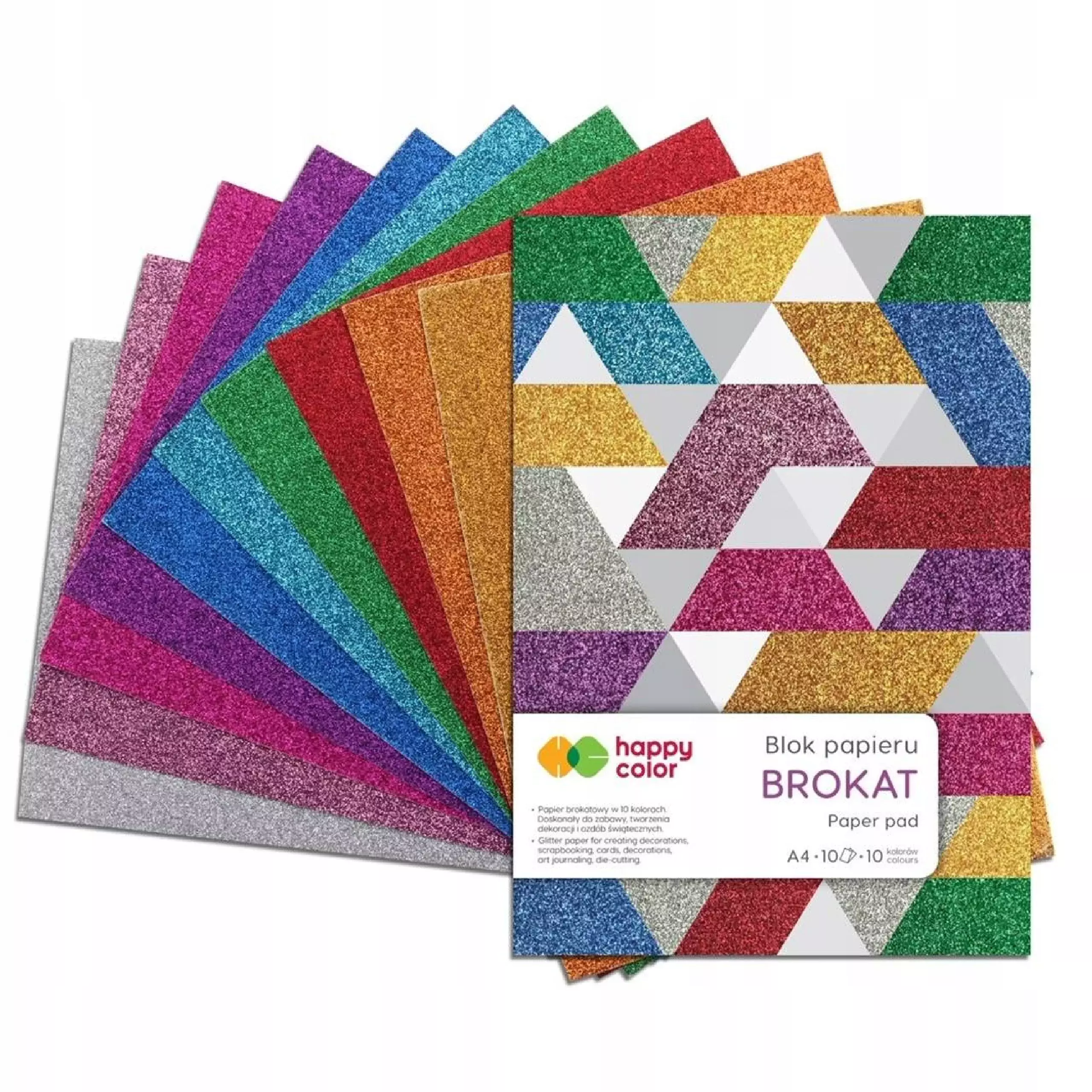 Blok A5/10K Brokat HAPPY COLOR - Papiernicze i szkolne