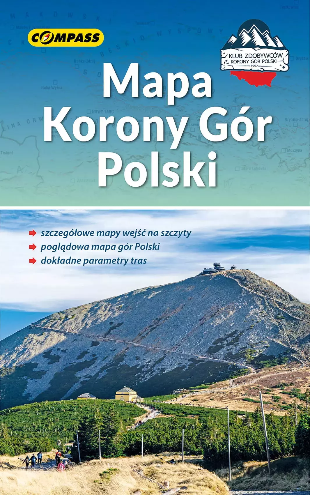 Mapa Korony Gór Polski - Książki