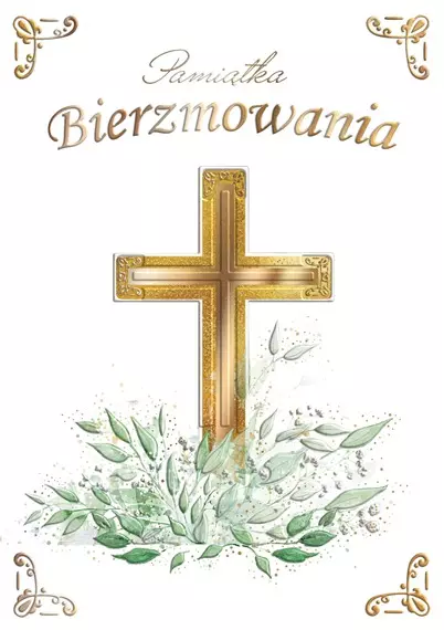 Karnet A5 Bierzmowanie Krzyż - Papiernicze i szkolne
