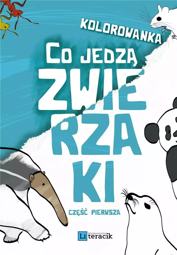 Kolorowanka: Co jedzą zwierzaki, część 1 - Książki