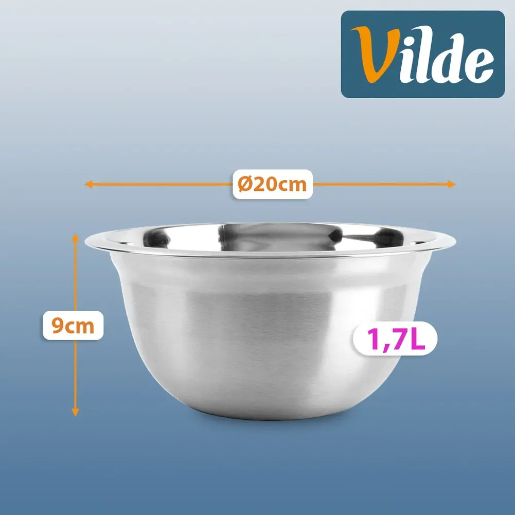 Miska kuchenna stalowa 20 cm, 1,7 l - Elektronika i akcesoria