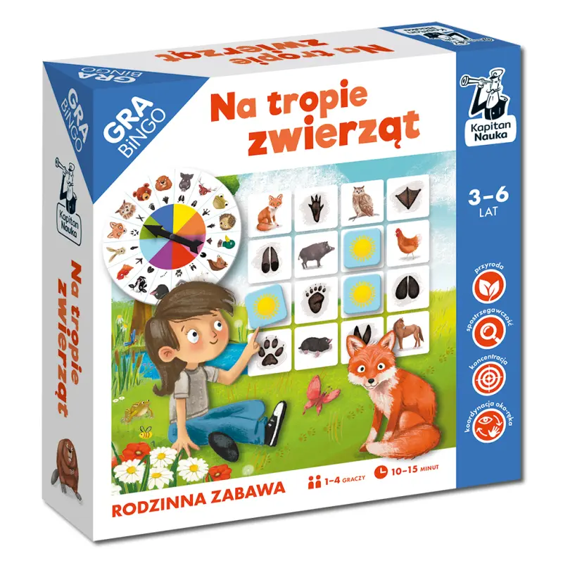 Na tropie zwierząt. Gra bingo - Gry