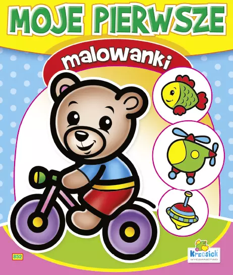 Moje pierwsze malowanki. Miś - Książki