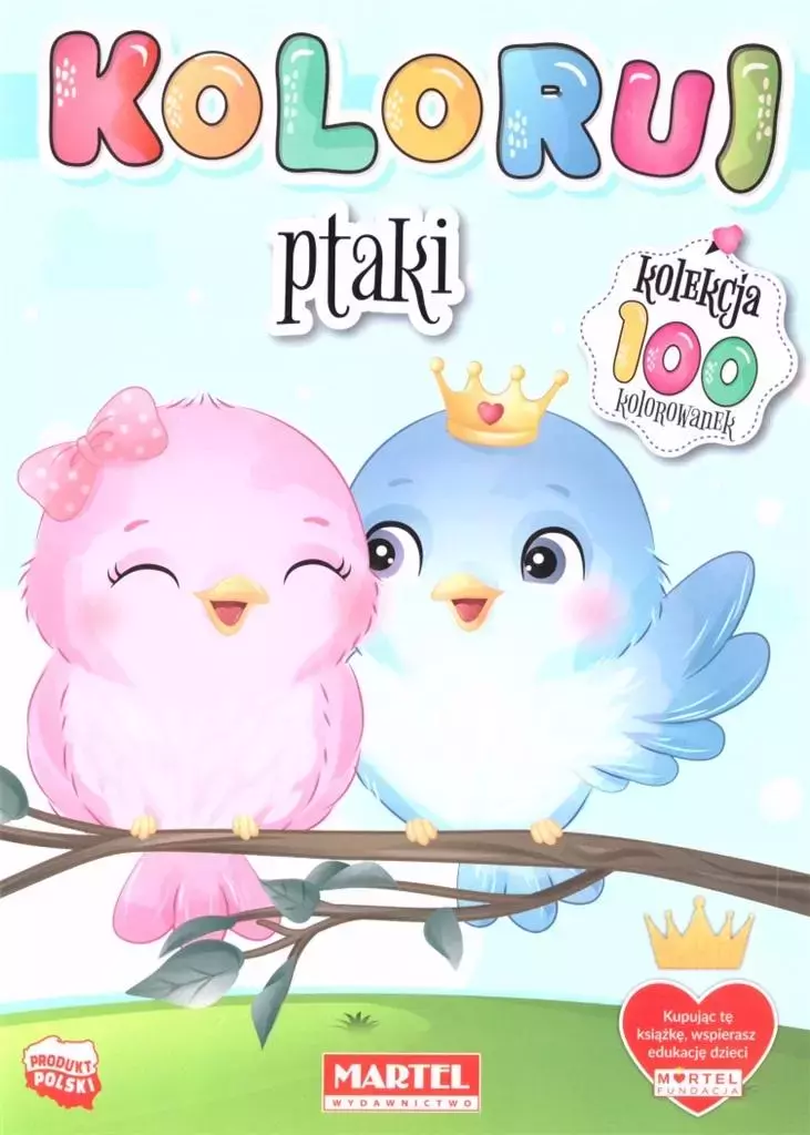 Koloruj. Ptaki - Książki