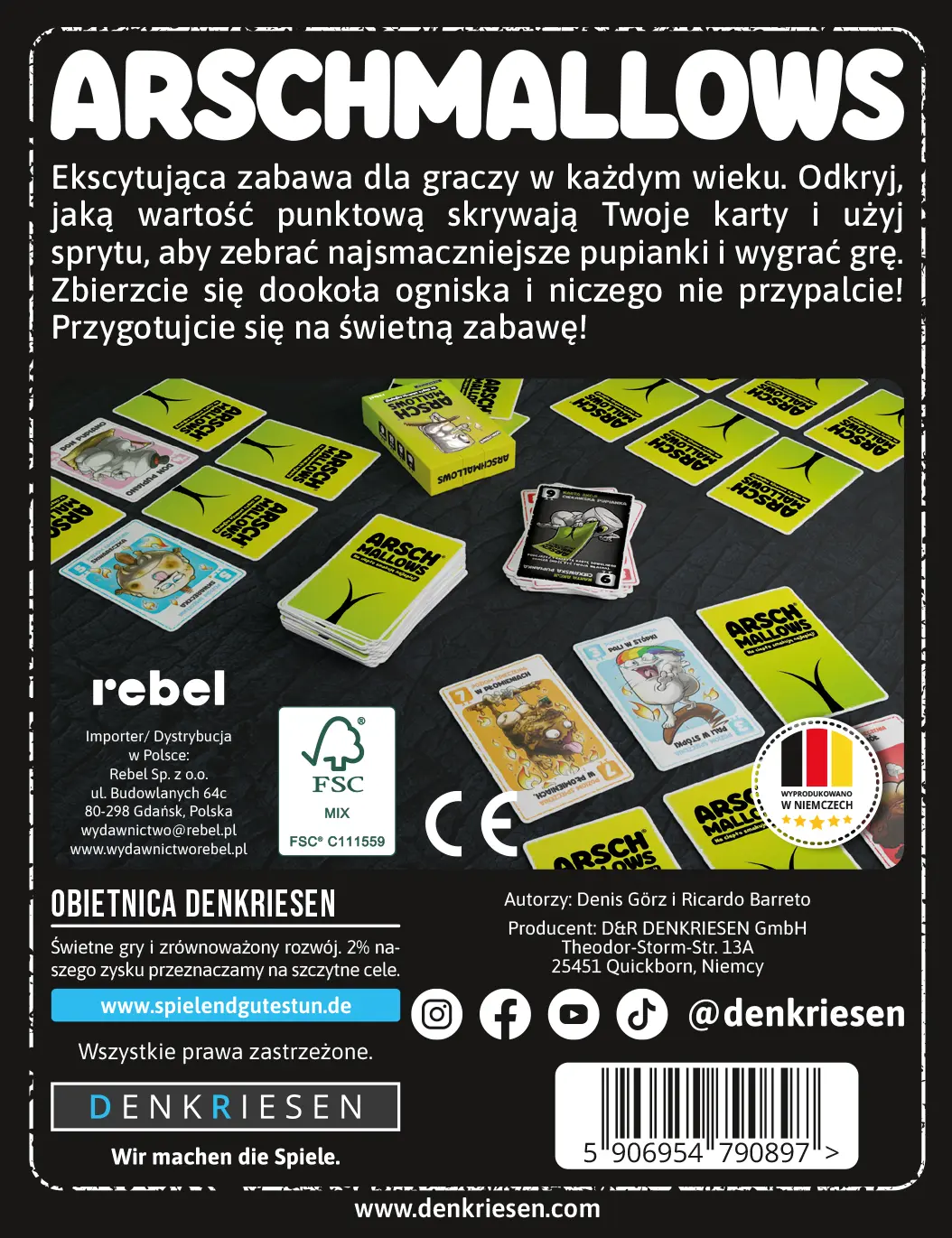 Arschmallows (edycja polska) - Gry