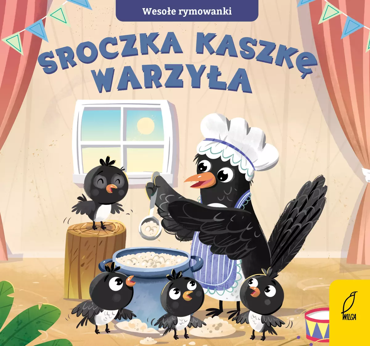 Wesołe rymowanki. Sroczka kaszkę warzyła - Książki