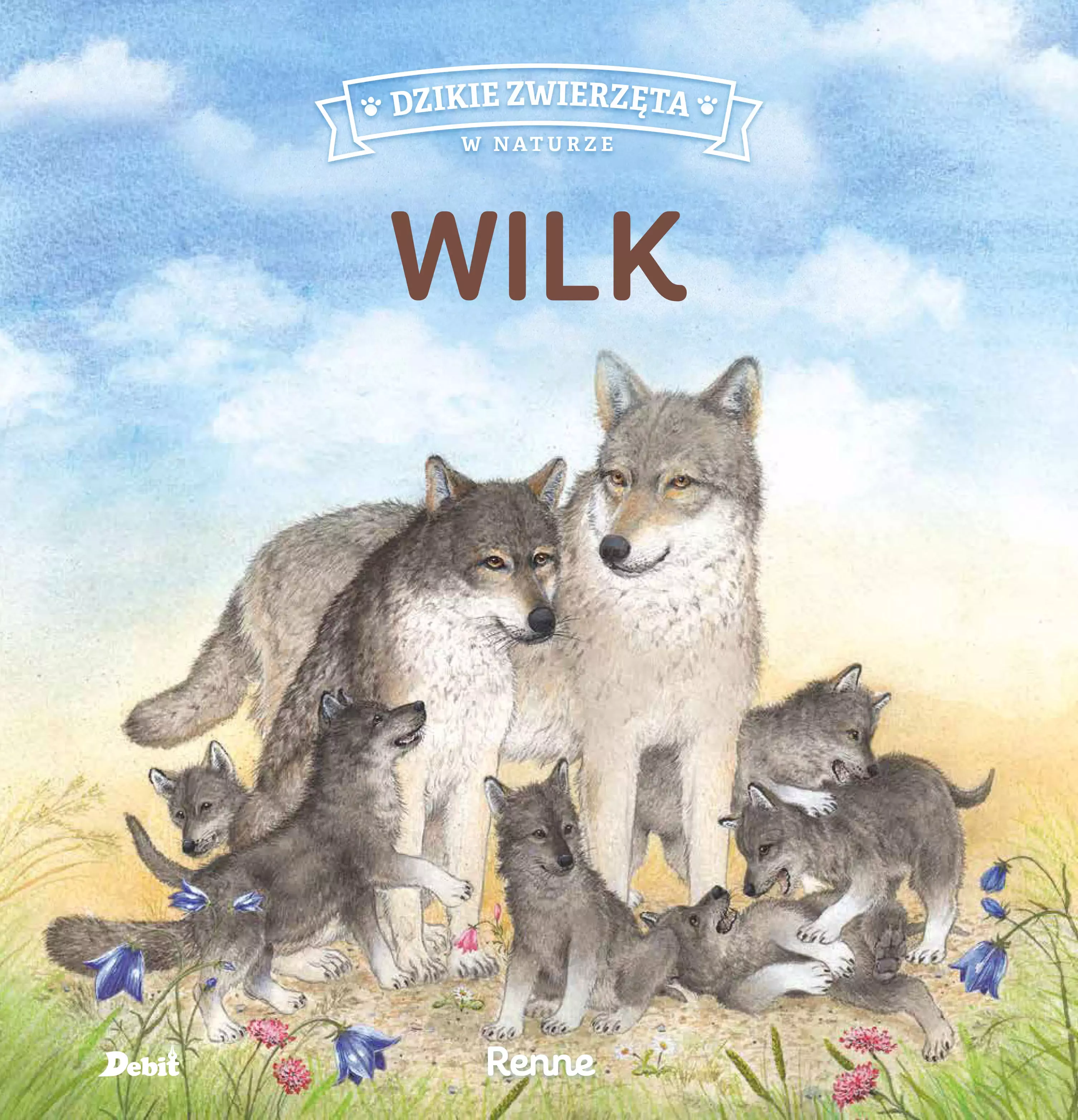Dzikie zwierzęta w naturze. Wilk - Książki