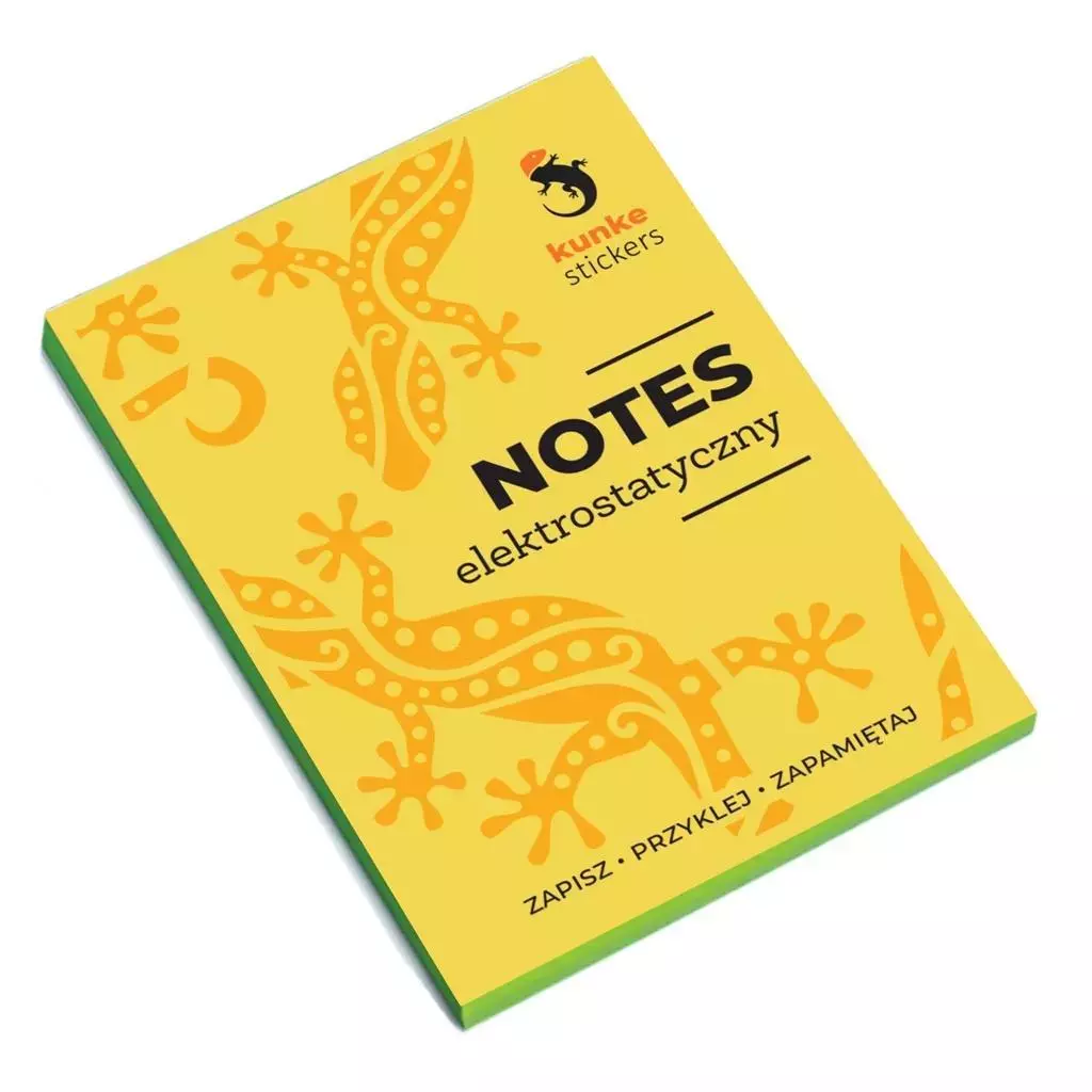 Notes elektrostatyczny, zielony, 100 karteczek - Papiernicze i szkolne