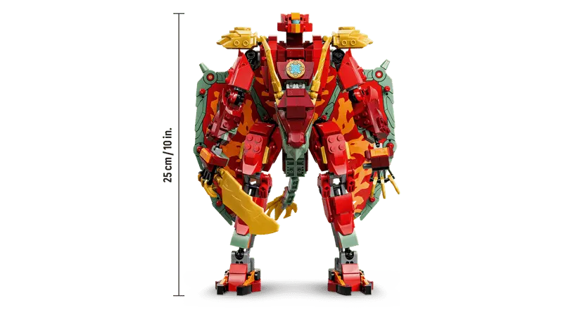 LEGO NINJAGO® Transformujący smoczy mech Wyldfyre 71868 - Zabawki
