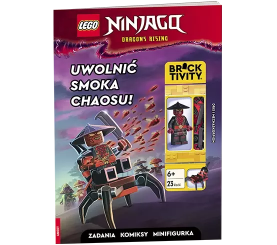 Lego Ninjago Uwolnić Smoka Chaosu! LNC-6739 - Książki