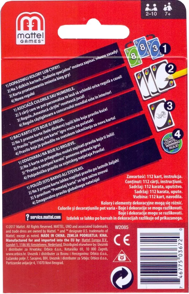 Karty Uno - Gry
