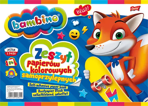 Zeszyt papierów kolorowych samoprzylepnych - Papiernicze i szkolne