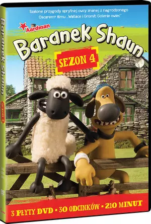 Baranek Shaun. Sezon 4, 3 DVD - Filmy