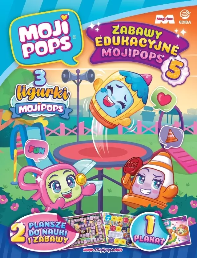MojiPops. Zabawy edukacyjne 5 - Książki