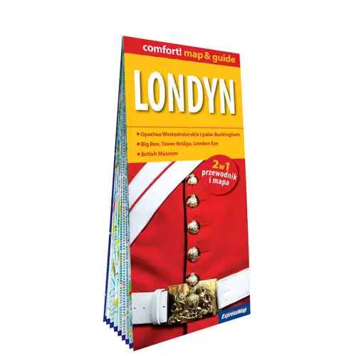 Londyn laminowany map&guide 2w1 przewodnik i mapa - Książki