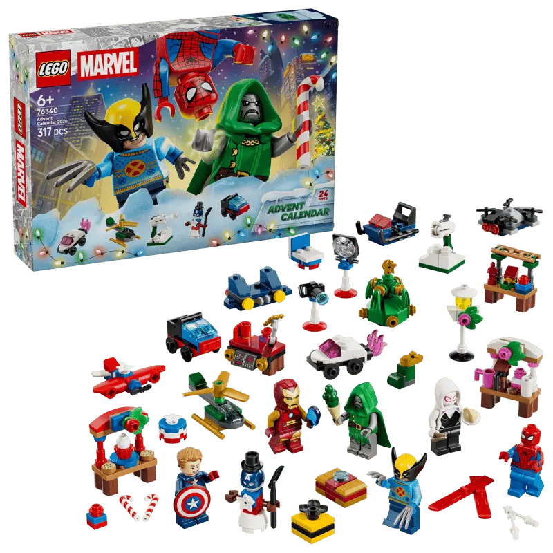 LEGO Marvel Kalendarz adwentowy na 2026 rok 76340 - Zabawki